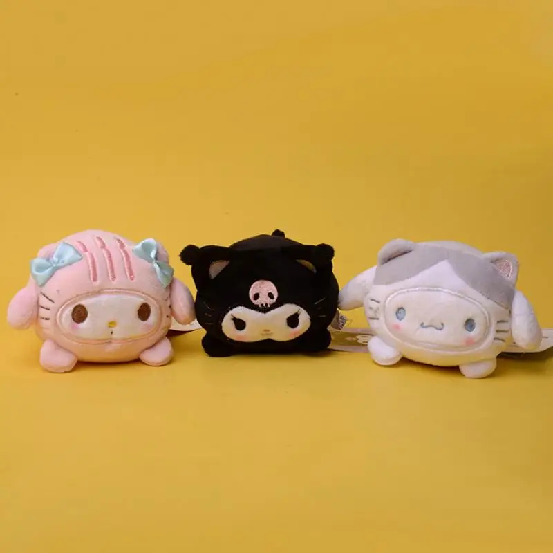 

Kawaii Sanrioed аниме плюшевые куклы игрушки Cinnamoroll My Melody Kuromi Plushie брелок детские игрушки для девочек подарок