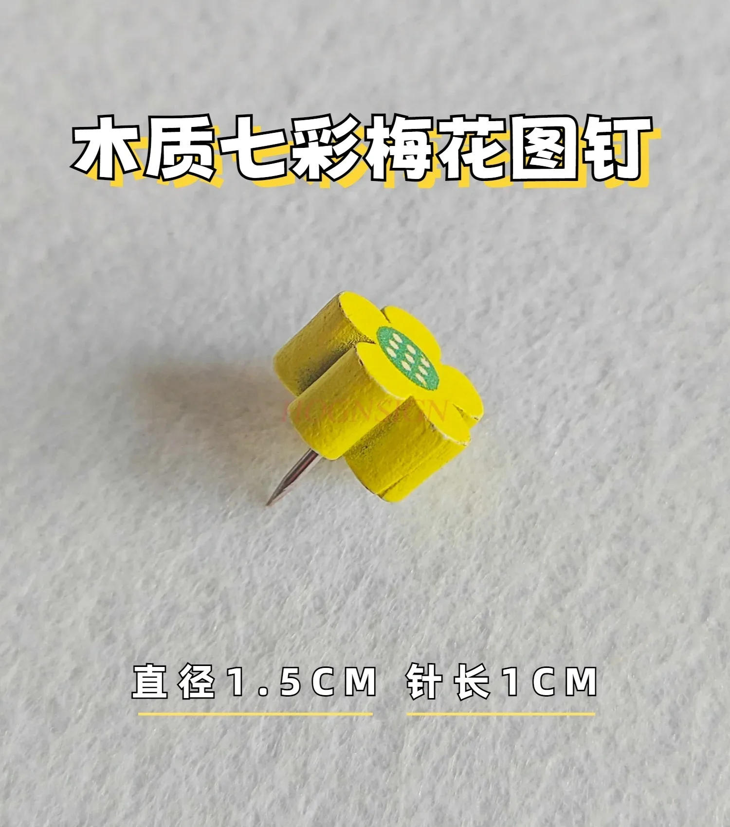 20 шт. разноцветные деревянные цветы булавки бревна цветов сливы доски из мягкого