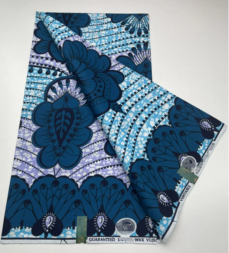 Африканская восковая Ткань 100% хлопок высокое качество африканская ткань с