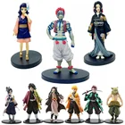 Новинка фигурка рассекающего демонов Kamado Tanjirou Nezuko аниме фигурка ПВХ модель игрушки Zenitsu фигурка Inosuke Kimetsu No Yaiba