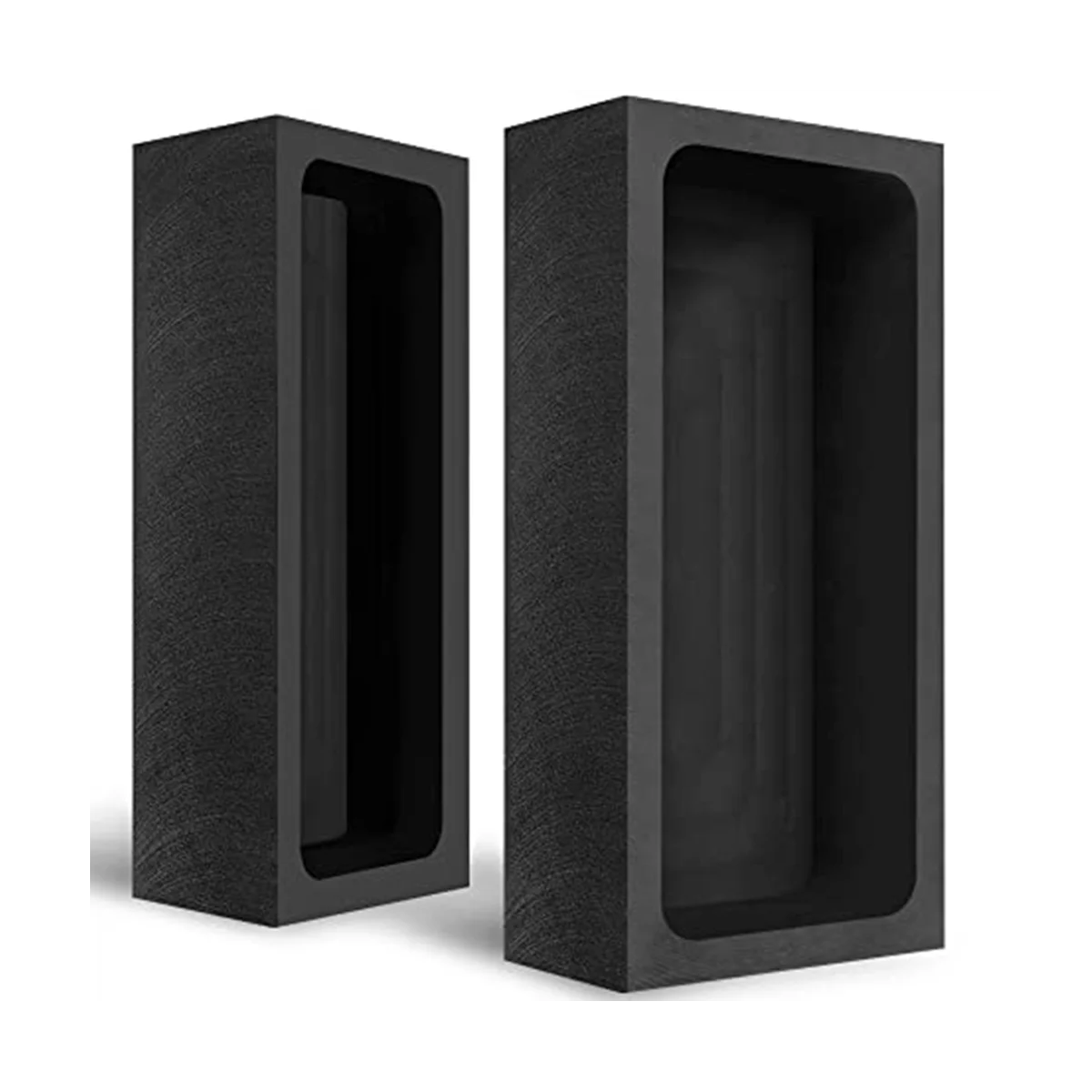 

2 Pack ( 2+1) Graphite Ingot Molds Crucible for Casting Mould Refining Metal Copper Gold Silver Aluminum Brass