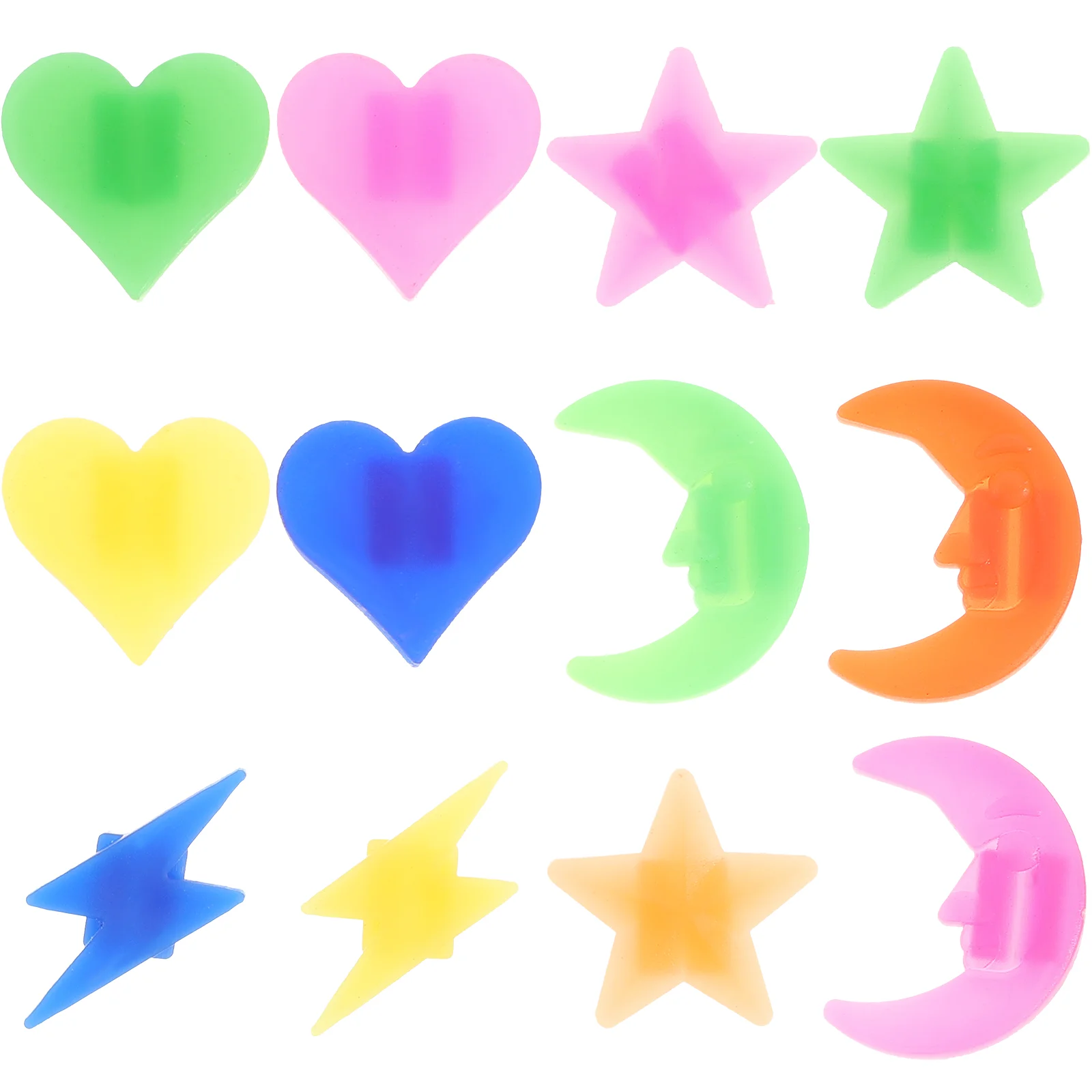 

Spoke Bike Beads Wheel Decorations Spokes Luminous Clip Round Kids Decoration Girls Boys Decor Glow The Dark Clips Bead Stars