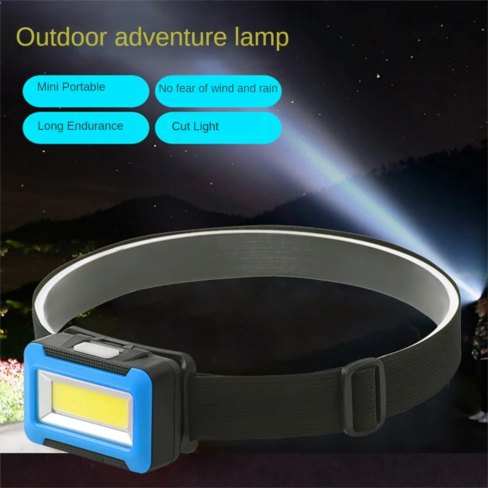 

Super Bright Induction Headlamp Rechargable Head Torch Waterproof Flashlight COB LED Outdoor Running Camping Fishing Lantern