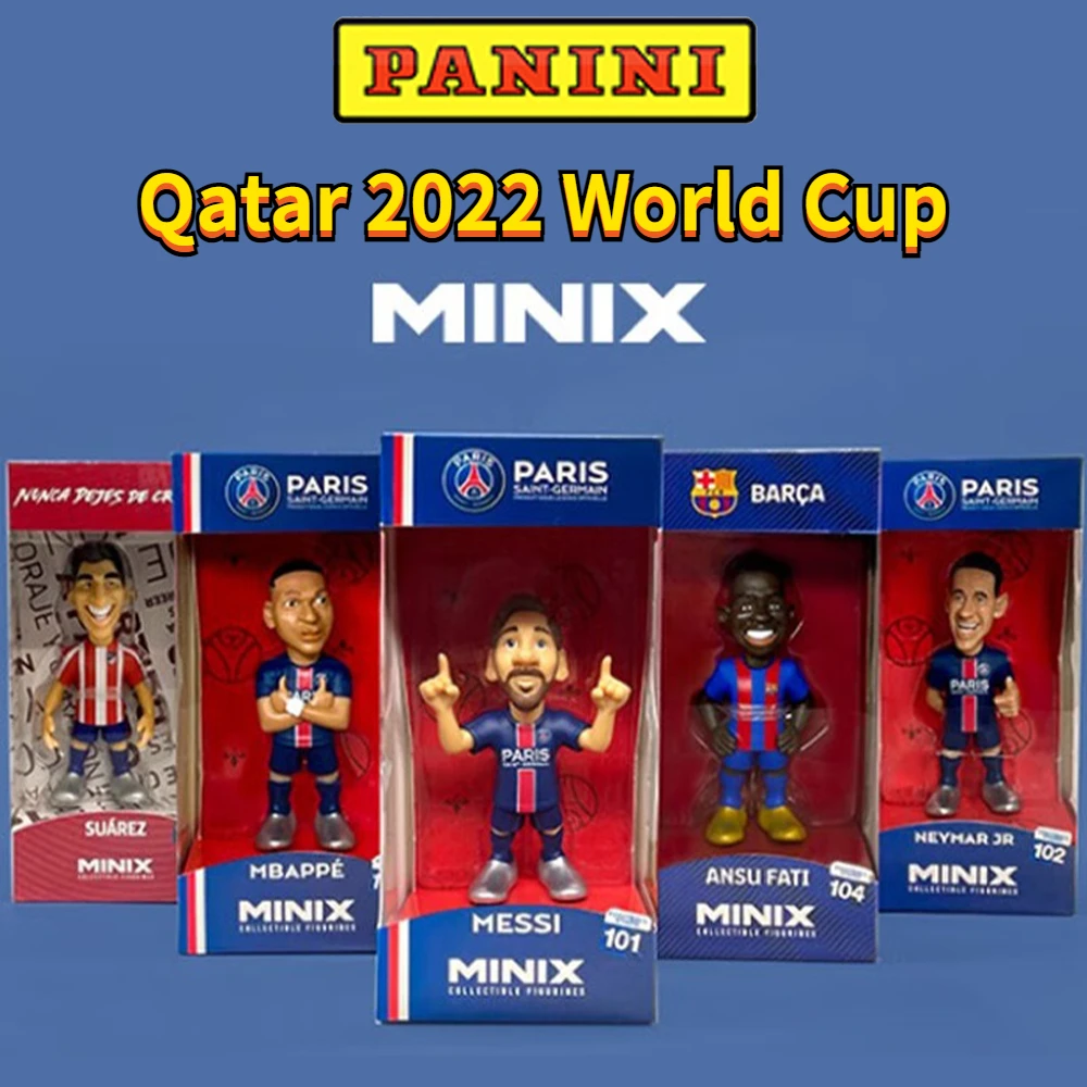 

2022 Panini FIFA World Cup Qatar Official Figurines Doll Star Lionel Messi Neymar Fans' Club Classic Collection Carnival Gifts