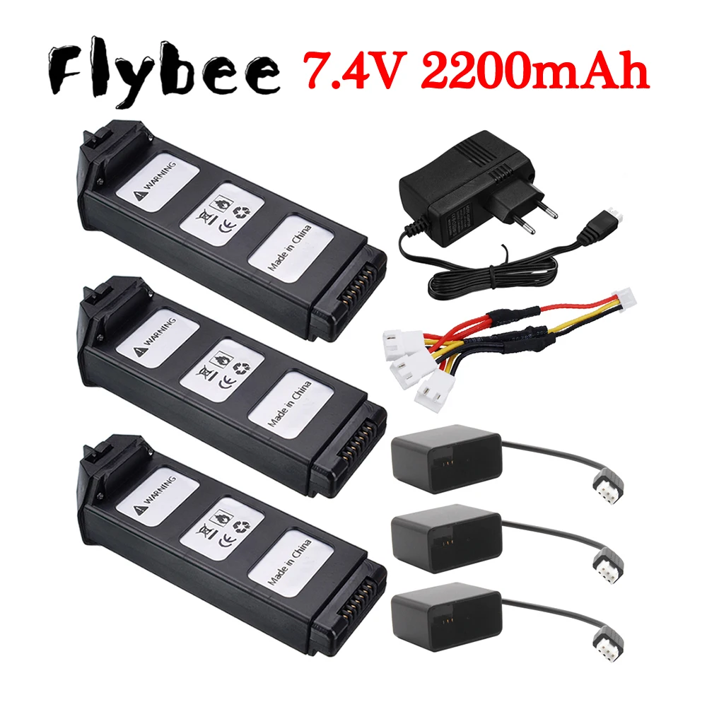 

Новинка 7,4 в 2200 мАч литий-полимерный аккумулятор для MJX R/C Bugs 5 Вт B5W X5 RC Квадрокоптер вертолет запасные части батарея для дрона один комплект з...