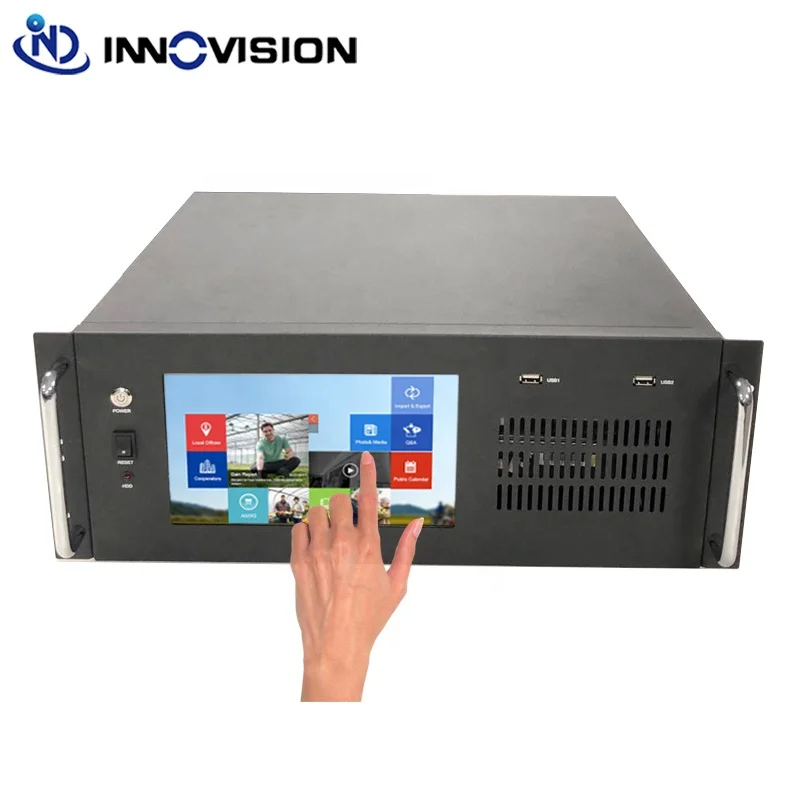 

4U Industrial Computer sever Case with LED screen Manufacture