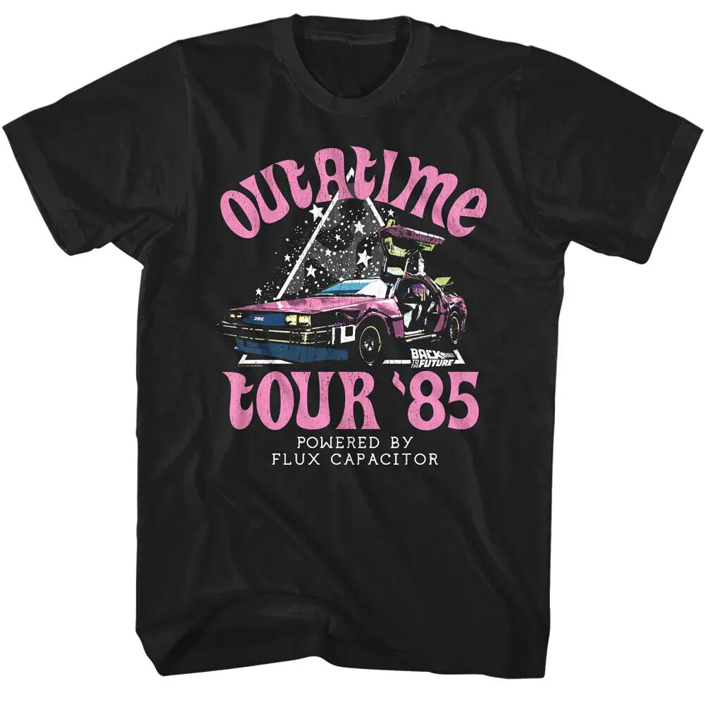 85 Outatime Tour от Flux конденсатор Мужская футболка с звездами и блестками