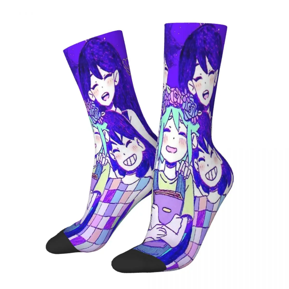

Character Omori RPG Game Socks Male Mens Women Spring Stockings Polyester
