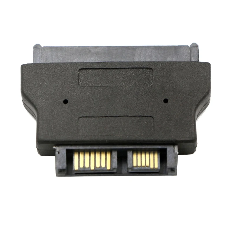 

Адаптер SerialATA 7 + 15 22pin папа-тонкий 7 + 6 13pin мама адаптер преобразователь