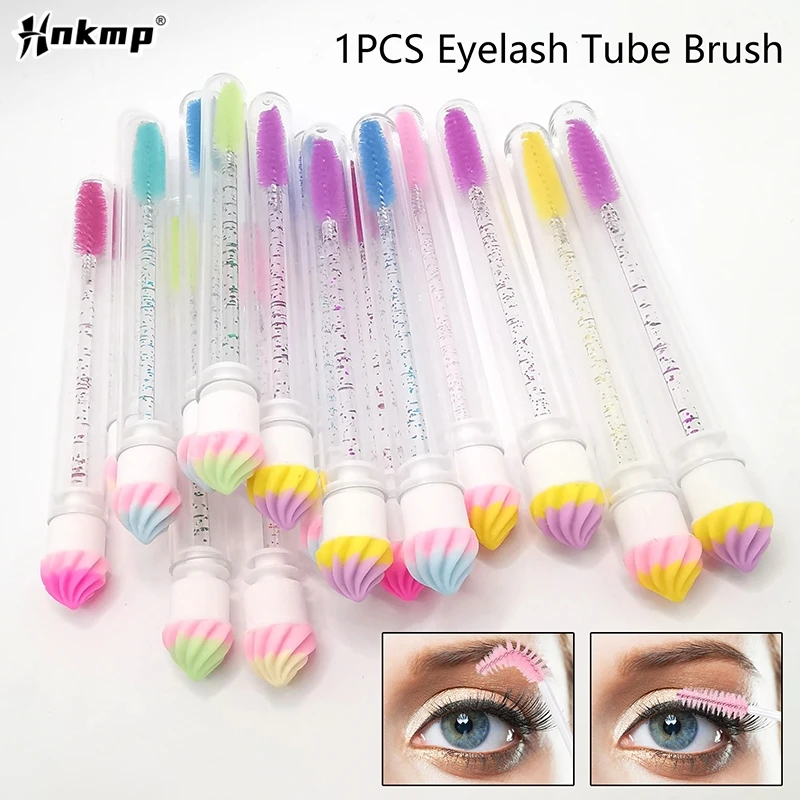 1 шт. многоразовая щетка для ресниц трубка бровей сменная пылезащитная кроличья