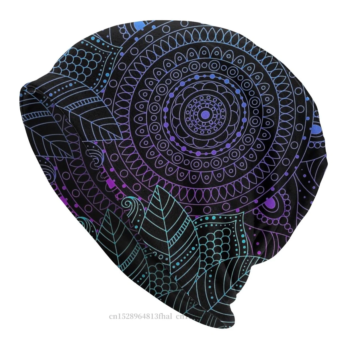 

Bonnet Hats Bohemian Men Women's Jungle Night Mandala Winter Warm Cap Hip Hop Skullies Beanies Caps