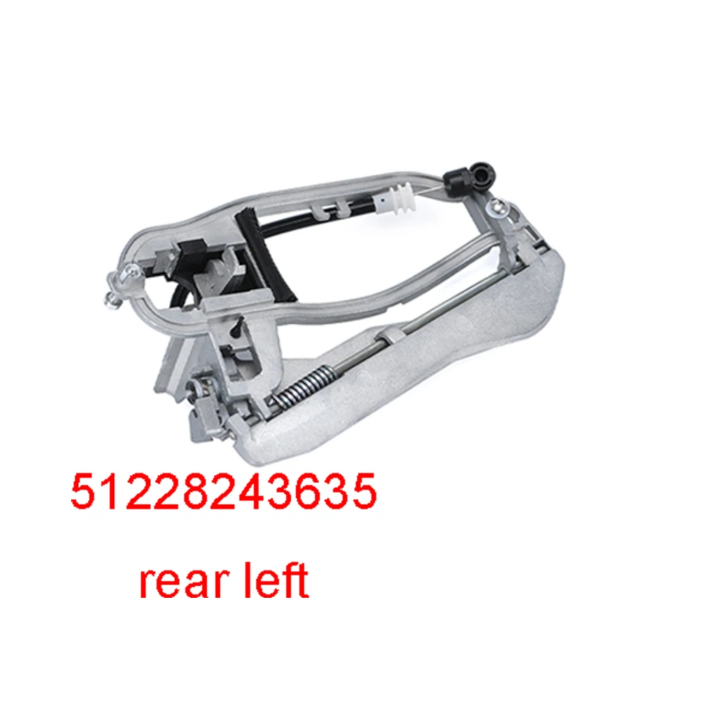 

OYOTE 51218243615 51218243616 51228243635 51218243636 передняя левая задняя правая водительская боковая внешняя дверная ручка-переноска для BMW X5