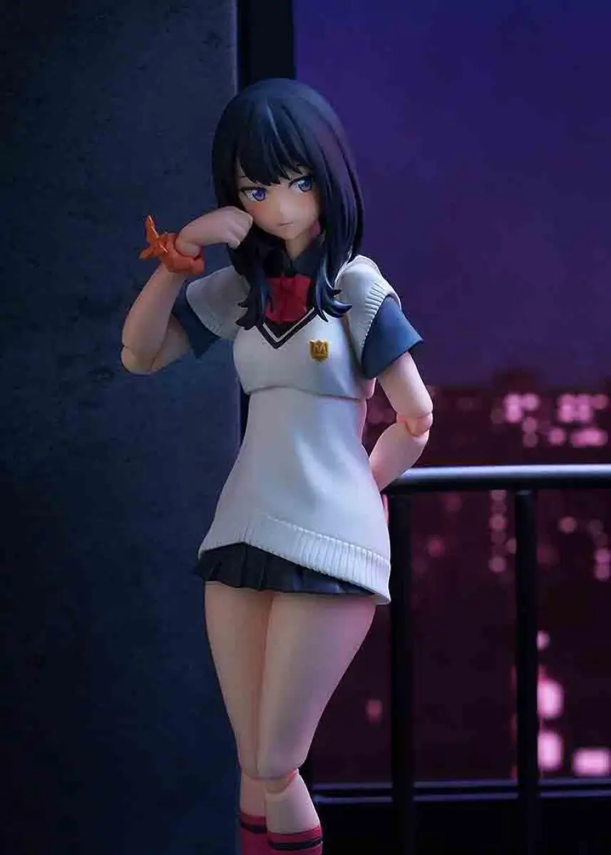Фото Оригинальная фигурка Max Factory Figma Gridman Universe Рикка Такарада Аканэ Синджо, модель из аниме, коллекционная игрушка. №4