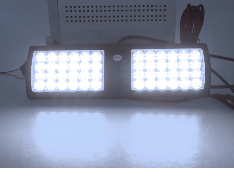 

Ультратонкая светодиодная панель-стробоскоп для автомобиля, грузовика, солнцезащитный козырек, аварийный маячок, фонарь с режимами вспышки, Предупреждение светильник лампа для полиции, лампа для парковки