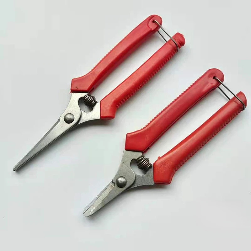 

Garden Straight Blade Shears Elbow Pruning Cut Tools for Shrub Fruit Trimmer Household Leaf Potted Branch Pruner
