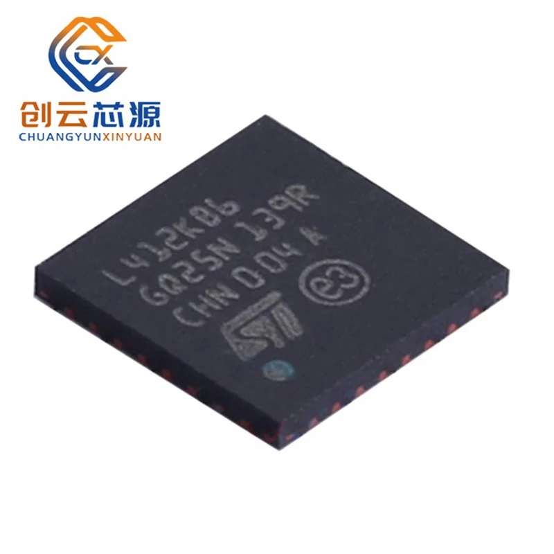 

1pcs New 100% Original STM32L412KBU6 Integrated Circuits Operational Amplifier Single Chip Microcomputer QFN-32