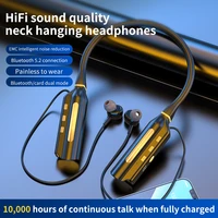 1000hours playback earphone bluetooth 5 2 tws wireless headphones when the power bank neckband sports waterproof headset tf card