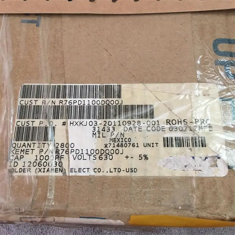 30 шт./AV MKP 1000pf 630v 0 001 мкФ 1nJ Fevers в сочетании с аудио конденсаторами | Электроника