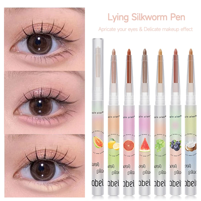

Eye shadow Pen lying Silkworm Pencil Lasting Natural Matte Shimmer Eyeliner Eyelid Pearl Brighten Eye Makeup Tool Highlighter