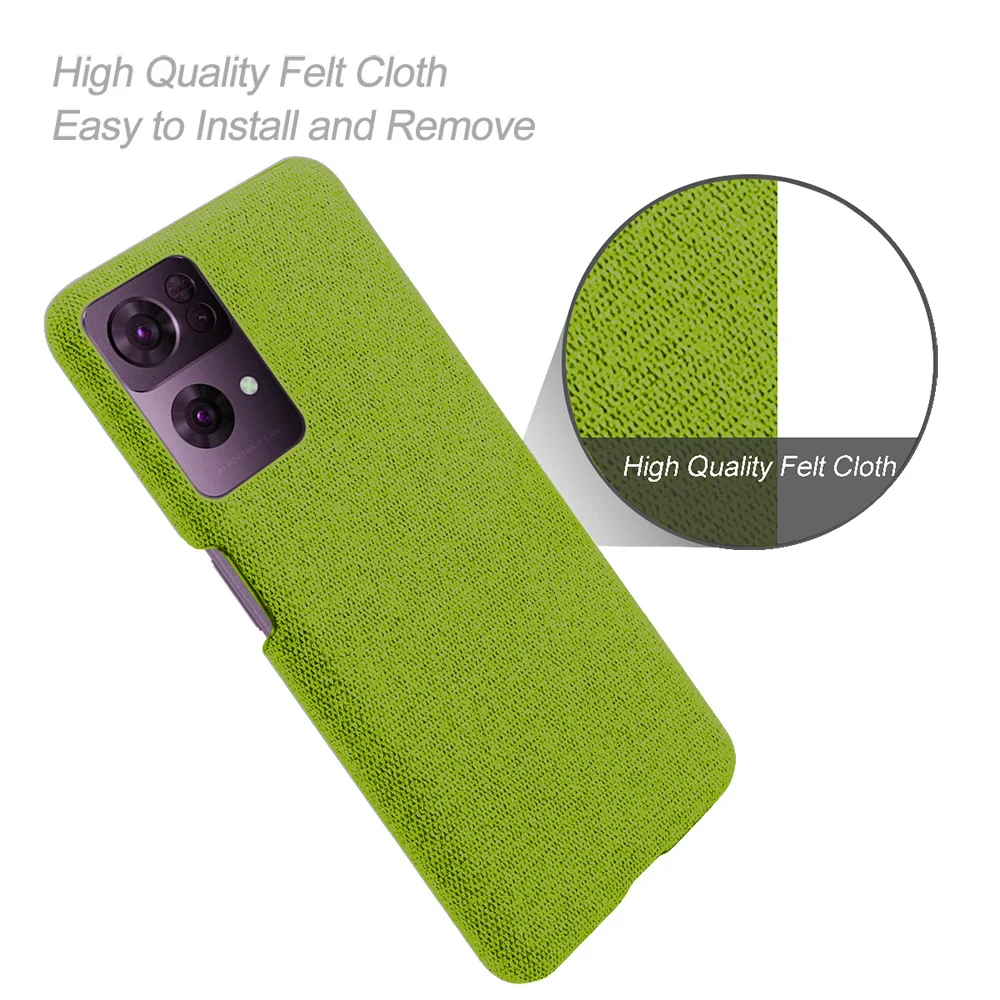 

Card Case For Oppo Reno 7 Pro 5G Case Cloth Antiskid Case For Reno 7 7pro 6 5 Pro Plus Reno6 Reno7 Slim Retro Fabric Hard Cover