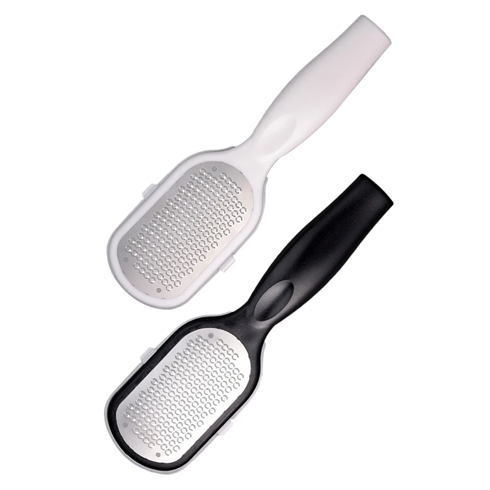 

2 Pcs Foot Grinder Portable Rasp Nail File Kit Scraper Convenient Callus Remover Household Stainless Steel 304 Scrubber