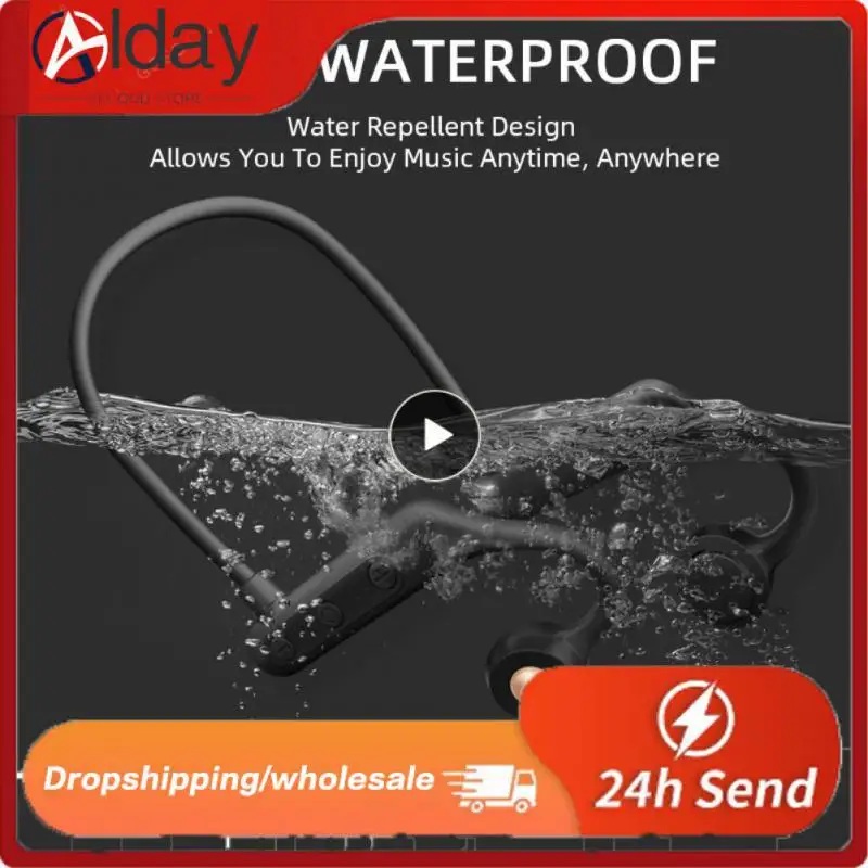 

Compatible Hanging Earphone Ipx5 Waterproof Portable Earphones Lightweight Volume Adjustable Wireless Headphone Headphone