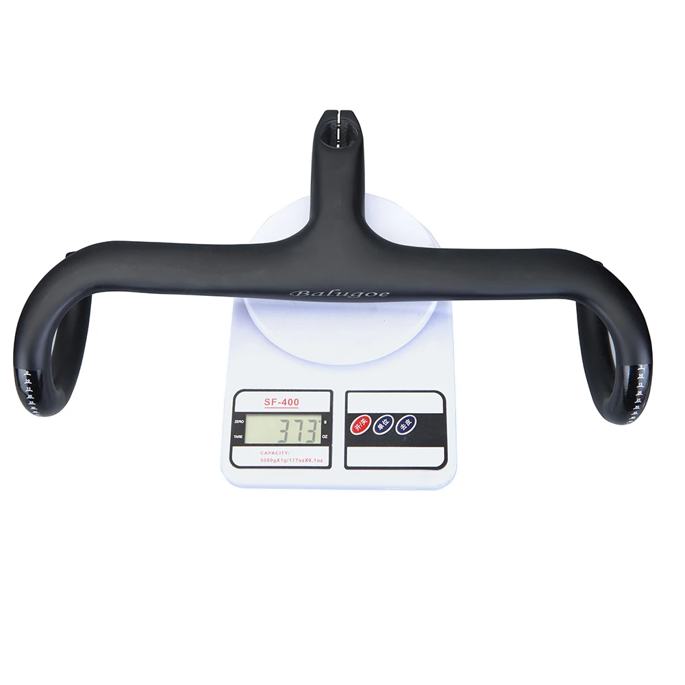 Рулевая колонка 2022 NEW Aero Integrated Road Bicycle Handlebars T800 UD Carbon с диаметром вилки 28,6 мм x 380/400/420/440 мм, вынос 90/100/110/120 мм.