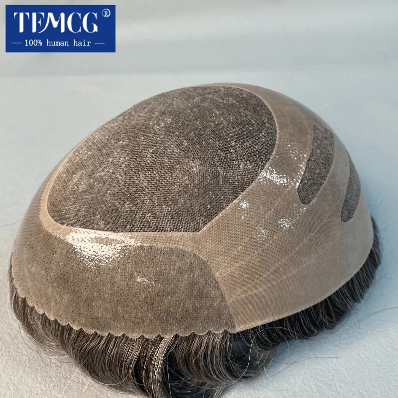 Прочный Мужской протез волос Bond