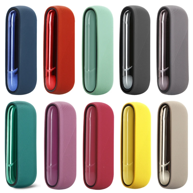 

12 Colors Fine Twill Silicone Side Cover Full Protective for CASE Pouch for iqos 3.0/3 for Duo Outer Accessories