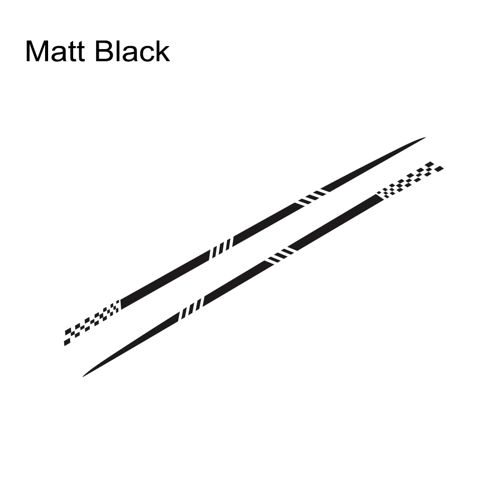 

Универсальные автомобильные наклейки на талию, виниловые наклейки на боковые полосы кузова гоночного автомобиля, Стайлинг, аксессуары для украшения «сделай сам», 2 шт