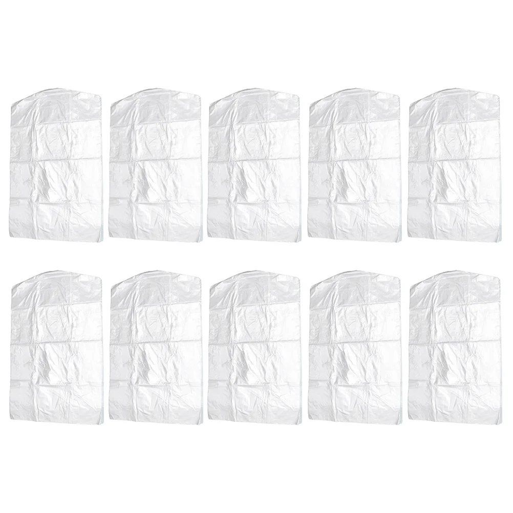 

50pcs Garment Covers Transparent Clothes Covers Suit Bag Clothes Covers
