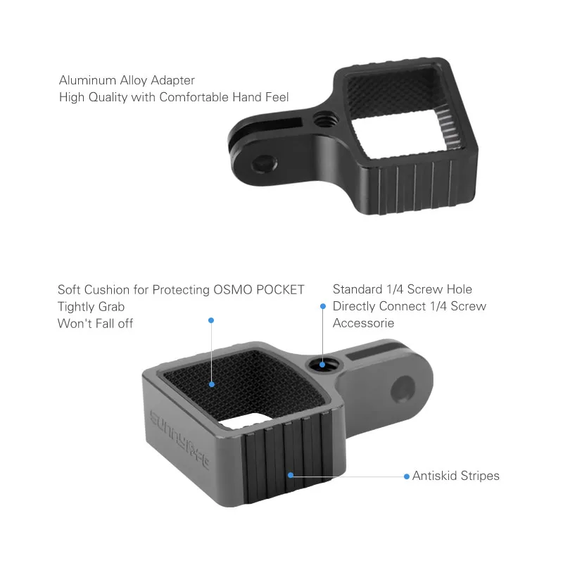 Для DJI Pocket 2 Адаптер из алюминиевого сплава зажим для рюкзака карманного