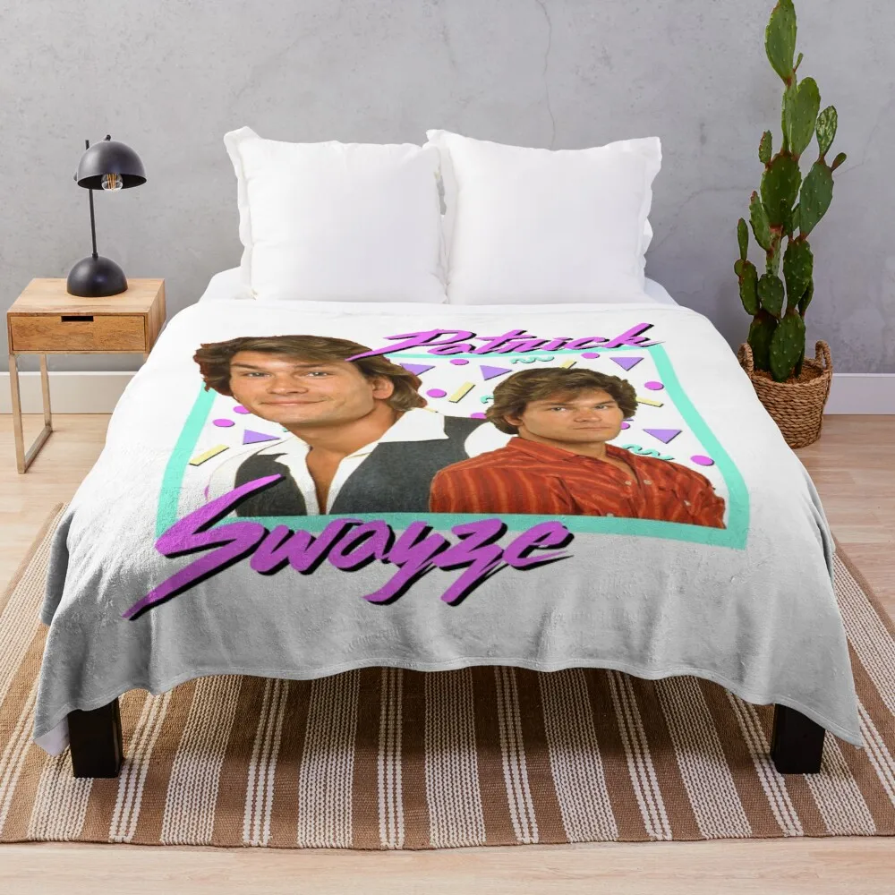 

80s Патрик Swayze, плед для дивана, плед, одеяло, одеяло с мехом