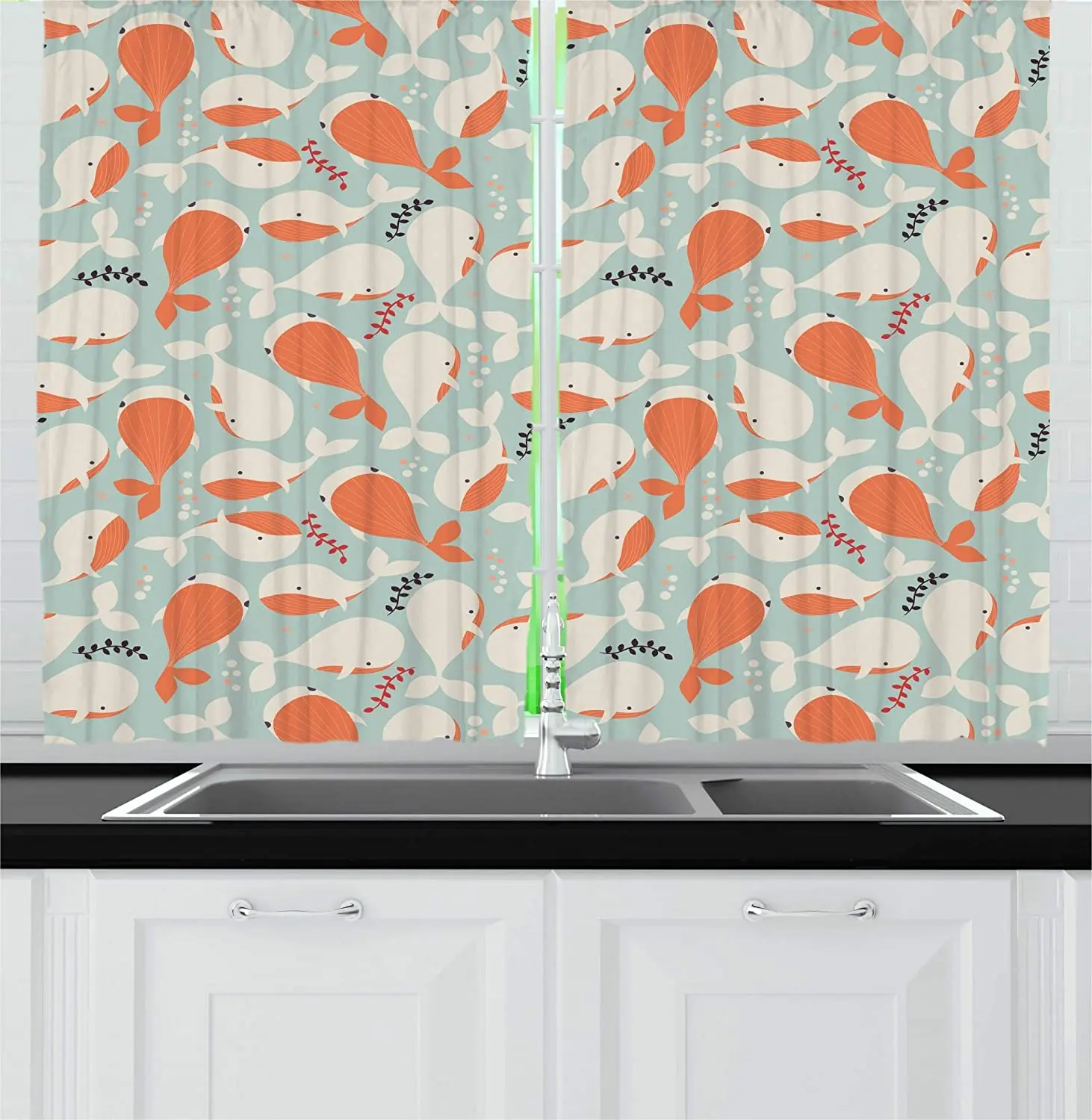 

Светонепроницаемые шторы с рисунком Кита