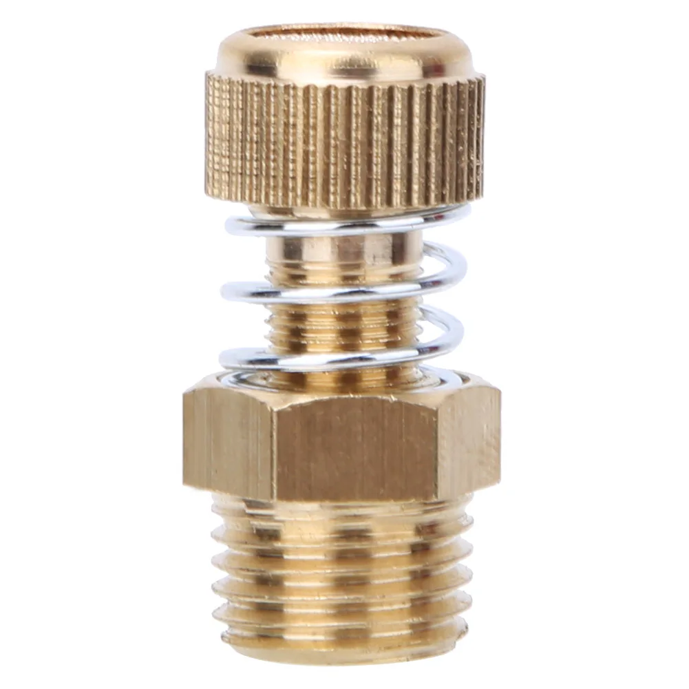 

10PCS Brass Pneumatic Muffler BSPT Male Thread Solenoid Valve Silencer Air Exhaust Connector1/4in Brass Brass Brass
