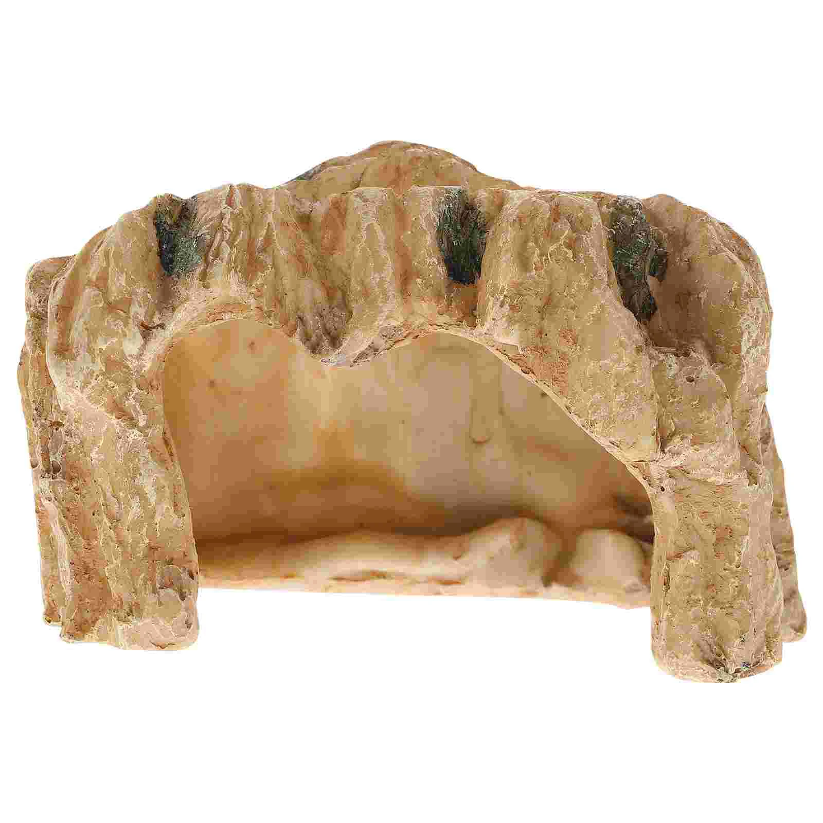 

Resin Reptile Turtle Cave Fish Tank Decor Hexagon Dinosaur Climbing Hole Pet Breeding Place Spider Amusement Crab Sheltering