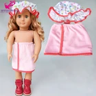 Одежда для детей, Детская мода Кукла Одежда Комбинезоны халат 18 дюймов девочка кукла аксессуары Make Up учебный набор для девочек подарок на Новый год
