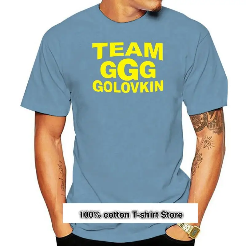 

Camiseta Gennady Golovkin GGG команда бокса Champ, логотип, S-3XL, 2 lados, nueva