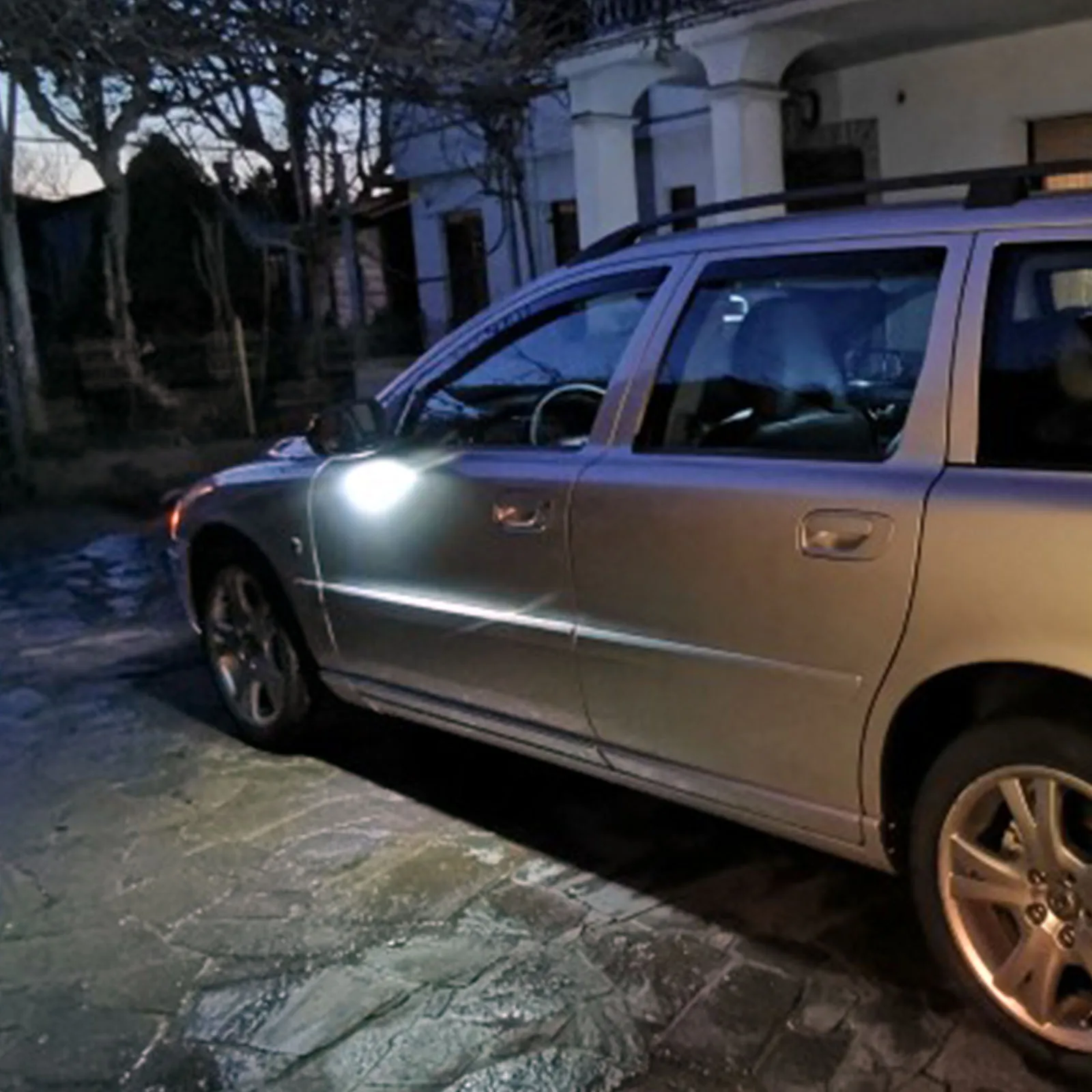 2 шт. передняя зеркальная лампа для Volvo XC70 XC90 S40 S60 S80 V50 V70 C30 C70 Jaguar XJ X350 X351 XF X250