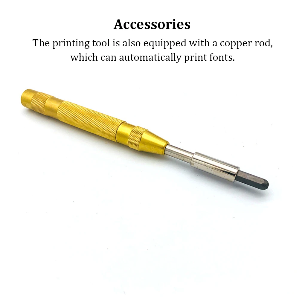 

Wear-resistant Letter Punches Number Punch Printing Tools Printer Accessories