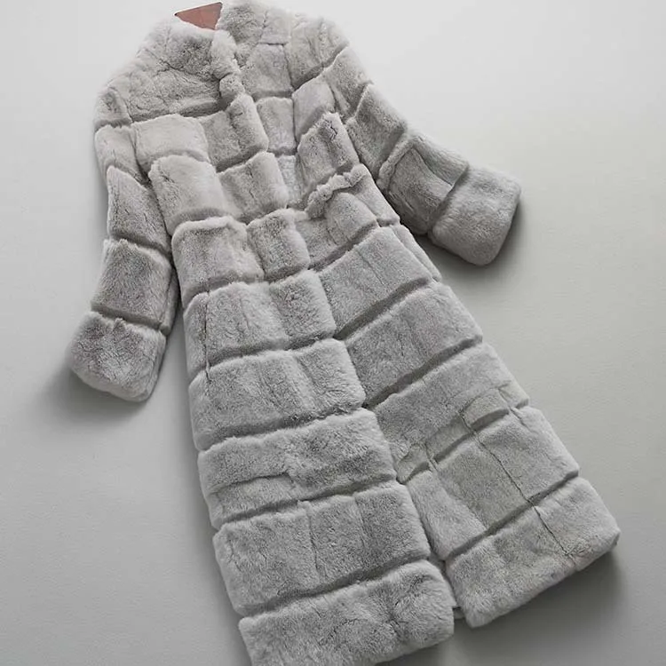 Promotion Coats Women Jacket Fur Thick Winter Office Lady Other Fur Yes Real Fur Women's Winter Coats Free Shipping