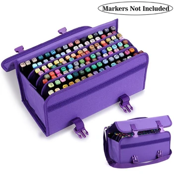 120 Colors High-quality Oxford Cloth Marker Storage Bag Large-capacity Foldable Black Purple Blue Rose Red Multi-color Optional