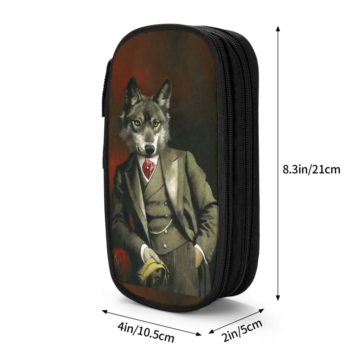 Пеналы в викторианском стиле мистер волка сумки для ручек Детские вместительные