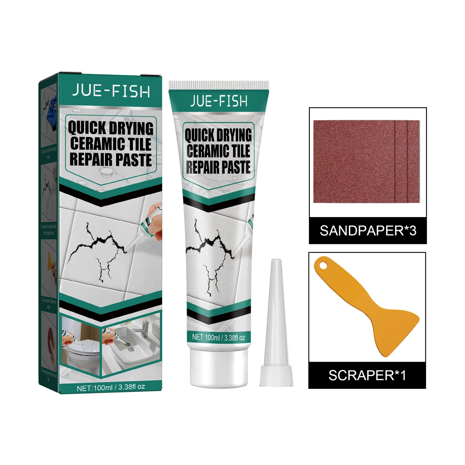 

Tile Repair Paste Marble Glue Welding Adhesive Repair Agent High Strength Cold Welding