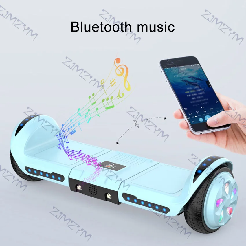 6.5 Inch Children Smart Balance Wheel Hoverboard Skateboard Self-Balancing Electric Scooter 2 Standing Hover Board |