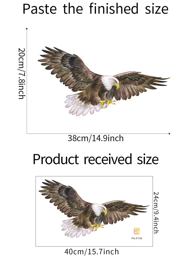 Милые виниловые наклейки на стену с изображением орла и птицы украшение для