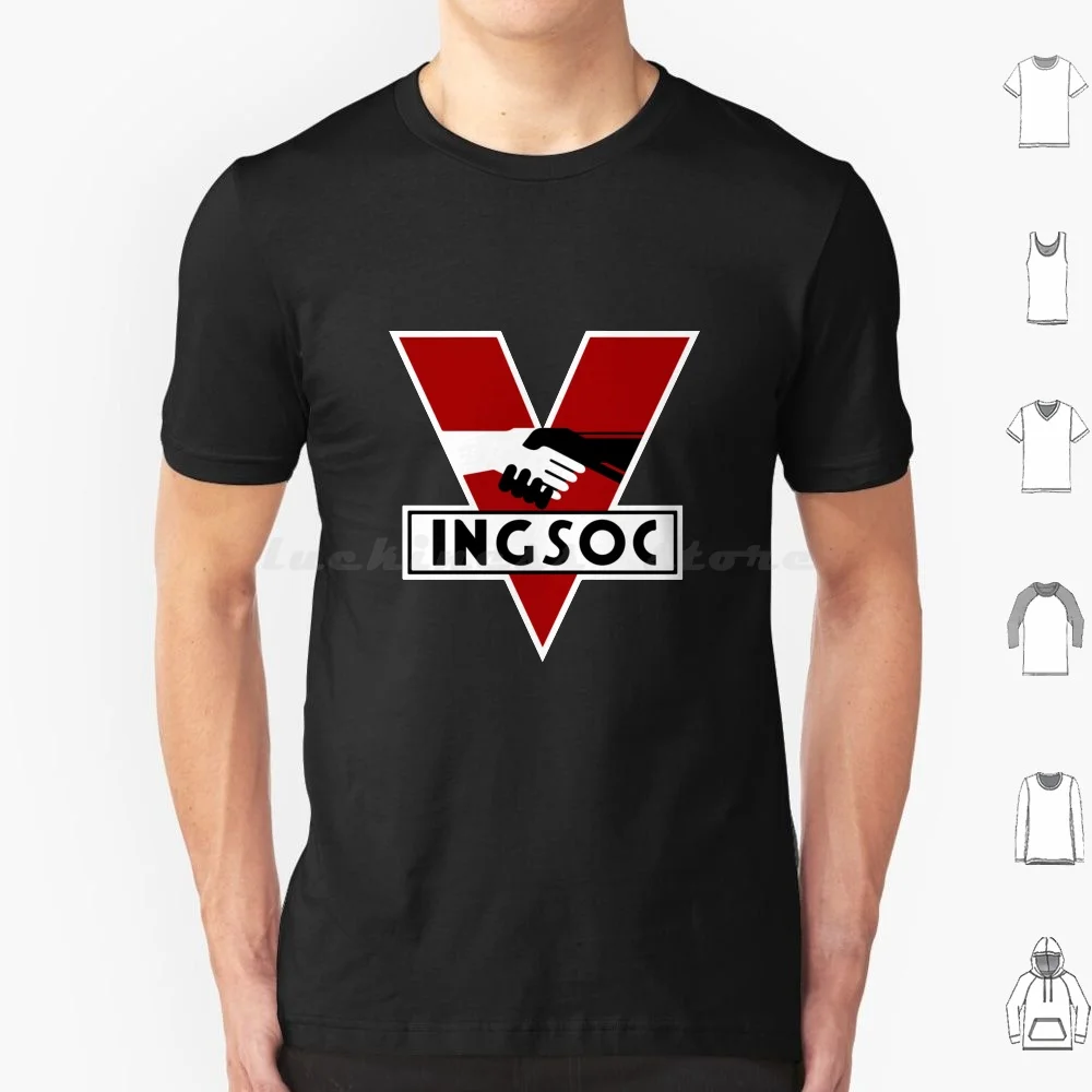 

1984 Ingsoc Logo T Shirt 6xl Cotton Cool Tee Logo Ingsoc George Orwell George Orwell 1984 Big Brother Big Brother English