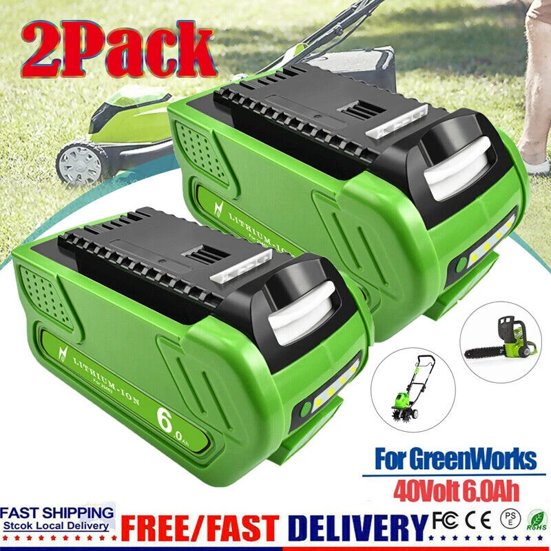 Аккумулятор Battool для Creabest GreenWorks 29462 29472 40 в 6000 мАч 22272G-MAX GMAX Аккумулятор для беспроводного телефона