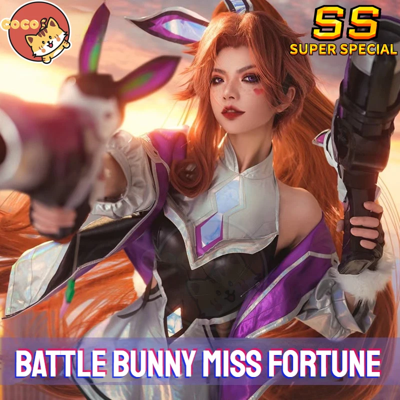 

CoCos-SS Game LOL Battle Bunny Cosplay Miss Fortune Costume Game LOLs Battle Bunny Costume and Cosplay Wig