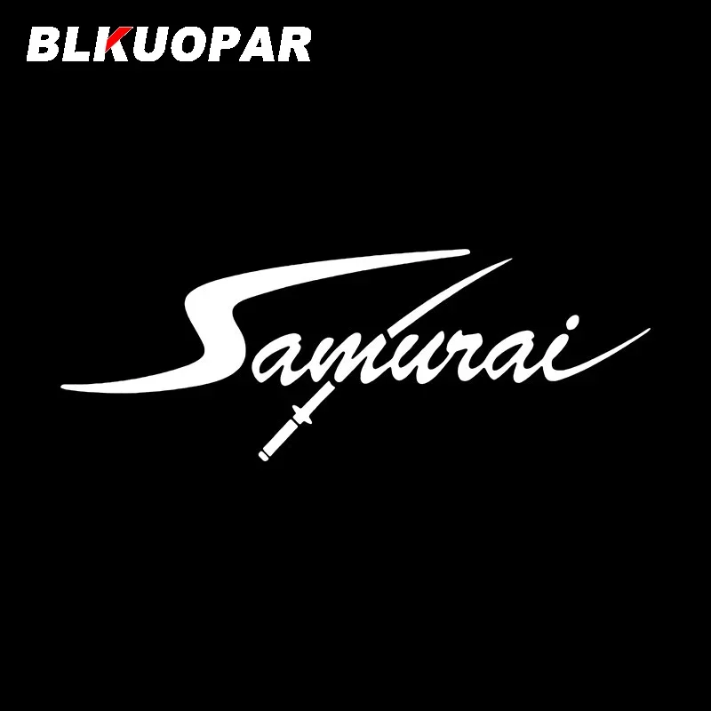 

BLKUOPAR японский самурай узор текст автомобильные наклейки катана наклейка водостойкая высечка холодильник JDM автомобильные аксессуары